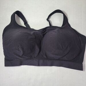 Shapermint Black Everyday Comfort Straps Wireless Shaping Bra #10024 Size M